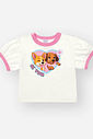 Conjunto Bebê Menina Cachorrinhas com Saia Shorts – Look Infantil Cinti Baby NATURAL/RS CONFETE