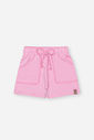 Conjunto Infantil com Blusa e Shorts em Moletinho – Look Menina Verão com Cachorrinhos OFF WHITE/RS IOGURTE