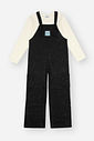 Conjunto Infantil Menina Blusa + Jardineira Preto CTV