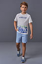Camiseta Infantil Jurassic World On The Loose Natural