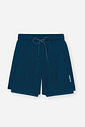 Bermuda Infantil Sportwear em Nylon Aspen Sport com Forro Ajustado AZUL MARINHO