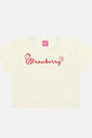 Conjunto Infantil Menina Tutti-Frutti Blusa; Short E Bucket Natural Mundo Cinti
