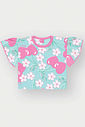 Conjunto Menina em Cotton Cerejas Rosa Mundo Cinti