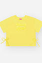 Conjunto Menina Hello Summer Rosa Amarelo Mundo Cinti