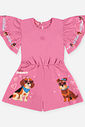 Macaquinho Infantil Menina Cachorrinhos com Strass