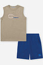 Conjunto Infantil Regata e Bermuda Nylon Esportivo Olympian