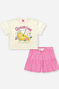 Conjunto Menina Lemon Joice Rosa Beli.me