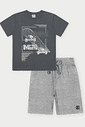 CONJ CAMISETA E BERMUDA CZ CHUMBO S/MESCLA M