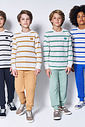 Camiseta Infantil Listrada Manga Longa – Básico Estiloso para Look de Inverno Confortável