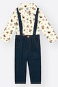 Conjunto com Suspensório Bebê Menino Rodeio Divertto
