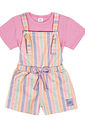 CONJ BLUSA E JARDINEIRA RS BARBIE/RS BARBIE