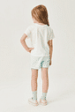 CONJ BLUSA E SHORTS NATURAL/VD MENTOL