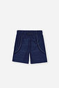 Conjunto Infantil Sportwear com Camiseta Fit Space Green e Bermuda em Nylon Aspen CINZA/NEW MARINHO