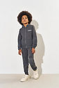 Conjunto Infantil Menino Jaqueta E Calça Soft Chumbo CTV
