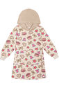 VESTIDO MANGA LONGA BG AREIA