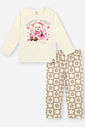 Conjunto Felpado Bebê Menina Ursa Cowgirl Vibes Mundo Cinti