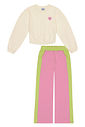 CONJ BLUSA ML E CALCA NAT/RS BARBIE-AM NEO