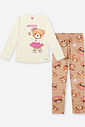 Conjunto Infantil Menina Ursa Enjoy Beli.me
