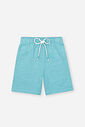 Conjunto Infantil Menino Regata Sun e Bermuda em Moletom Azul
