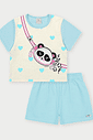 CONJ BLUSA E SHORTS AZ BLUE LI/AZ BLUE L