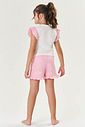 PIJAMA BLUSA E SHORTS NATURAL/ROSA CINTI