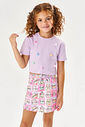 CONJ BLUSA E SHORTS/SAIA LL BRUMA/RS IOGURTE