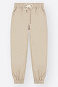 Calça Jogger em Sarja com Elastano Infantil Menino Kippos