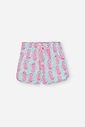 Shorts Infantil de Praia em Nylon Estampado VERDE ATOL