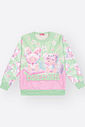Pijama Infantil Menina Monstrinhos Mundo Cinti VERDE CIDRA