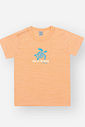 Conjunto Infantil Divertto Casual com Camiseta em Malha Flamê e Bermuda Estampada em Nylon LJ PASTEL/OFF WHITE