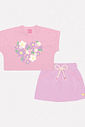 CONJ BLUSA E SHORTS/SAIA LILAS DOCE/LILAS CIN