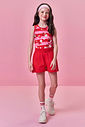 Conjunto Infantil Menina Regata de Morangos e Short Clochard