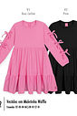 Vestido Infantil Rodado com Babados e Laços – Vestido Menina Inverno Mundo Cinti