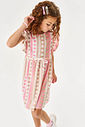 Vestido Infantil Menina Ursinho Bege Cinti