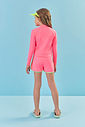 Shorts Menina com Proteção UV Rosa Neon Mundo Cinti