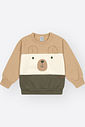 Conjunto Infantil Ursinho em Moletom Felpado – Look de Inverno Quentinho e Confortável