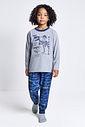 Pijama de Inverno Infantil Menino Escavação Dinos Divertto