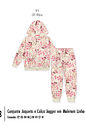 Conjunto Menina Ursinha Floral Mundo Cinti