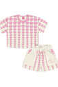 CONJ BLUSA E SHORTS RS BARBIE/RS BARBIE