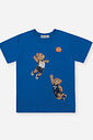 Conjunto Infantil Camiseta Ursos Basquete e Bermuda Olympian