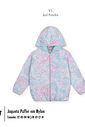Jaqueta Puffer Infantil Menina Estrelas Azul Mundo Cinti