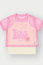CONJ BLUSA,SHORTS,SOBREPOSICAO NT/RS BARBI/RS BARBI