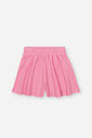 Conjunto Infantil Neon Love com Regata Cropped, Shorts em Moletinho Waffle e Bolsa – Look Menina Ver ROSA BARBIE