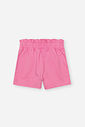 Conjunto Infantil com Top e Shorts em Moletinho com Kimono em Tule – Look Menina Verão de Cachorrinh NATURAL/RS CONFETE