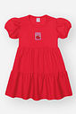 Vestido Bebê Menina Vermelho com Bolsa de Morango – Vestido Infantil em Moletinho Waffle Cinti Baby VERMELHO MARTE