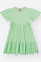 Vestido Infantil Menina em Tecido Texturizado Lastex – Vestido Fresquinho Mundo Cinti
