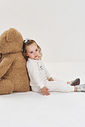 Conjunto em Pelo Fleece Bebê Menina Cute Cat Beli.me