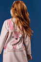 Vestido Total Print Natural Abrange