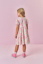 Vestido Infantil Menina Coração do Amor Verde Mundo Cinti