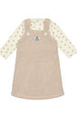 CONJ BODY ML E SALOPETE BG AREIA/BG AREIA